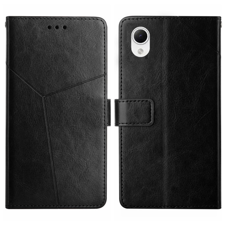 HT01 Y-shaped Pattern Flip Leather Phone Case, For Samsung Galaxy A04 4G, For Samsung Galaxy A04s, For Samsung Galaxy A23 5G JP Version, For Samsung Galaxy A23e/A23s, For Sony Xperia 5 IV, For vivo X80 Lite/V25 5G, For Honor 70 Pro/70 Pro+             ...