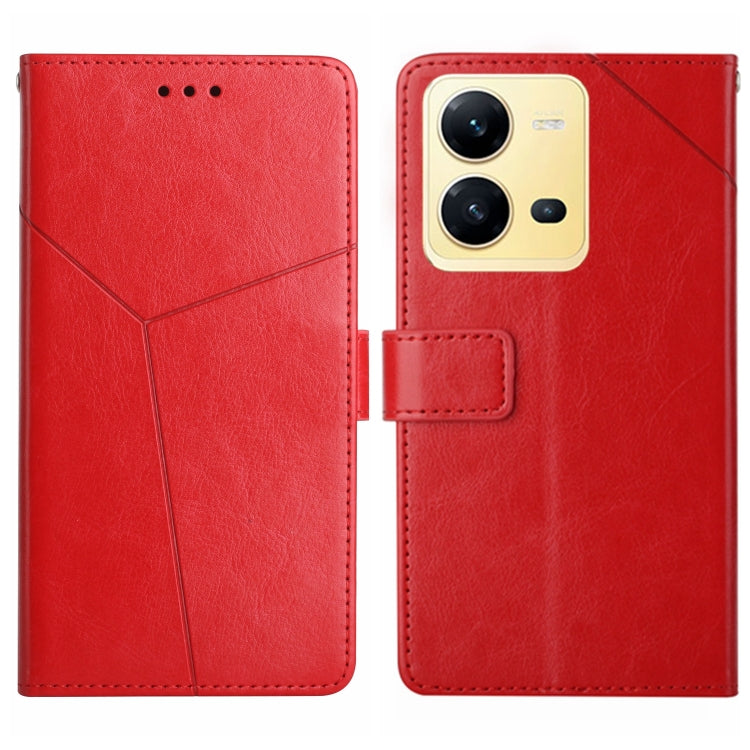 HT01 Y-shaped Pattern Flip Leather Phone Case, For Samsung Galaxy A04 4G, For Samsung Galaxy A04s, For Samsung Galaxy A23 5G JP Version, For Samsung Galaxy A23e/A23s, For Sony Xperia 5 IV, For vivo X80 Lite/V25 5G, For Honor 70 Pro/70 Pro+             ...