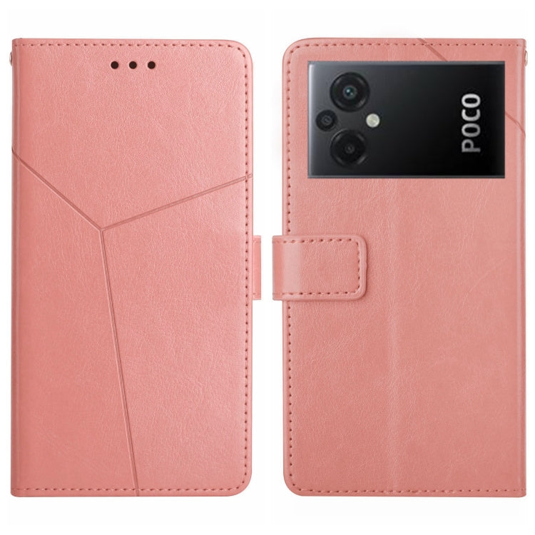 HT01 Y-shaped Pattern Flip Leather Phone Case, For Xiaomi Poco M5 4G/5G/M4 5G, For Xiaomi Poco M5s, For Xiaomi Redmi A1, For Xiaomi Redmi K50 Ultra/12T/12T Pro