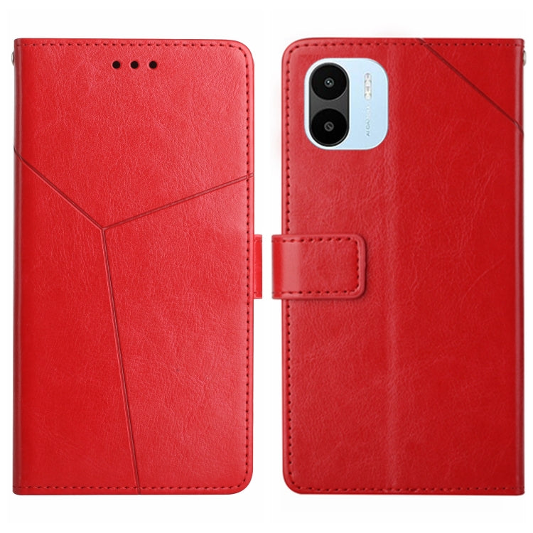 HT01 Y-shaped Pattern Flip Leather Phone Case, For Xiaomi Poco M5 4G/5G/M4 5G, For Xiaomi Poco M5s, For Xiaomi Redmi A1, For Xiaomi Redmi K50 Ultra/12T/12T Pro