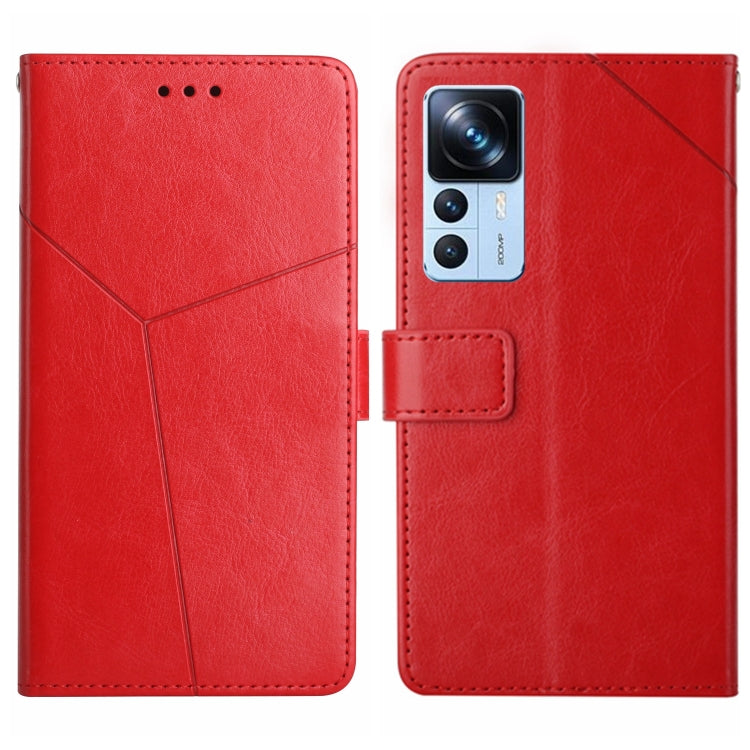 HT01 Y-shaped Pattern Flip Leather Phone Case, For Xiaomi Poco M5 4G/5G/M4 5G, For Xiaomi Poco M5s, For Xiaomi Redmi A1, For Xiaomi Redmi K50 Ultra/12T/12T Pro