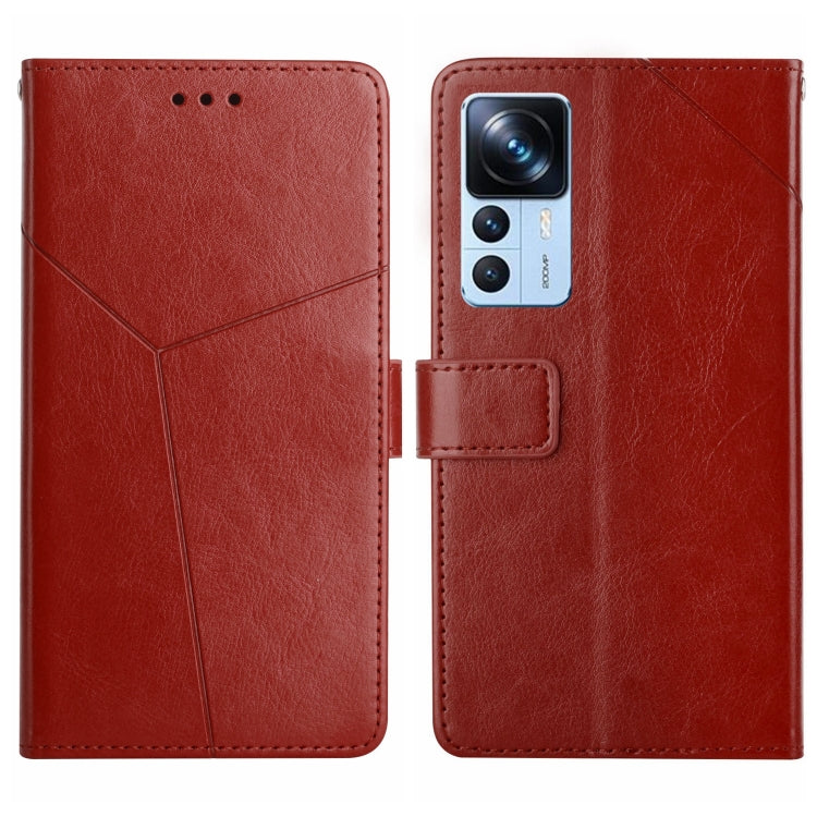 HT01 Y-shaped Pattern Flip Leather Phone Case, For Xiaomi Poco M5 4G/5G/M4 5G, For Xiaomi Poco M5s, For Xiaomi Redmi A1, For Xiaomi Redmi K50 Ultra/12T/12T Pro