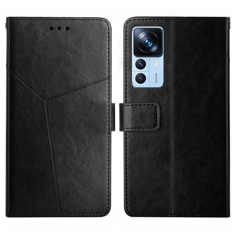 HT01 Y-shaped Pattern Flip Leather Phone Case, For Xiaomi Poco M5 4G/5G/M4 5G, For Xiaomi Poco M5s, For Xiaomi Redmi A1, For Xiaomi Redmi K50 Ultra/12T/12T Pro