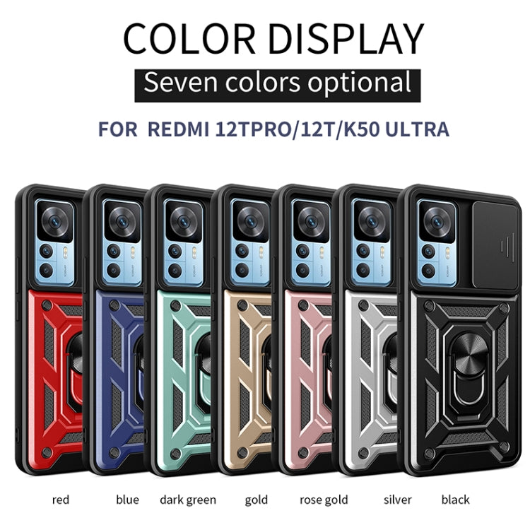 Sliding Camera Cover Design TPU+PC Phone Case, For Xiaomi 12T, For Motorola Moto G22, For OPPO Reno8 5G, For Xiaomi Redmi A1 4G