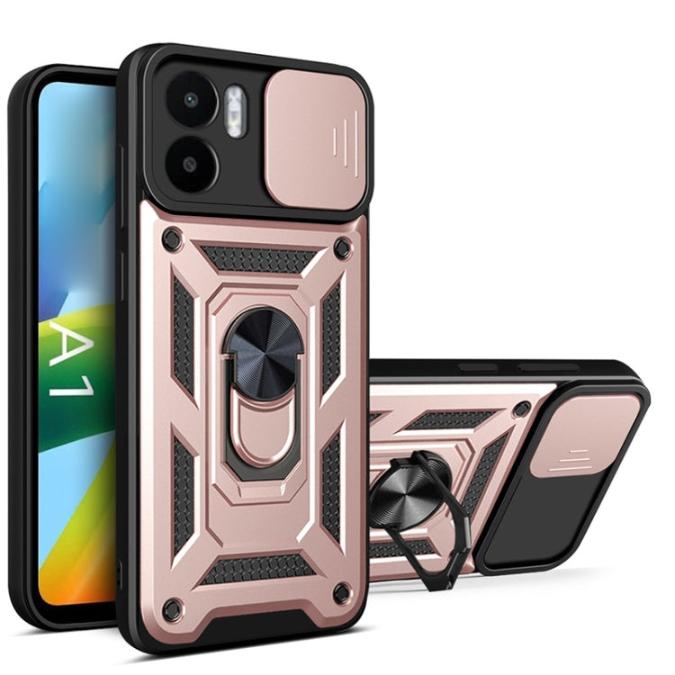 Sliding Camera Cover Design TPU+PC Phone Case, For Xiaomi 12T, For Motorola Moto G22, For OPPO Reno8 5G, For Xiaomi Redmi A1 4G