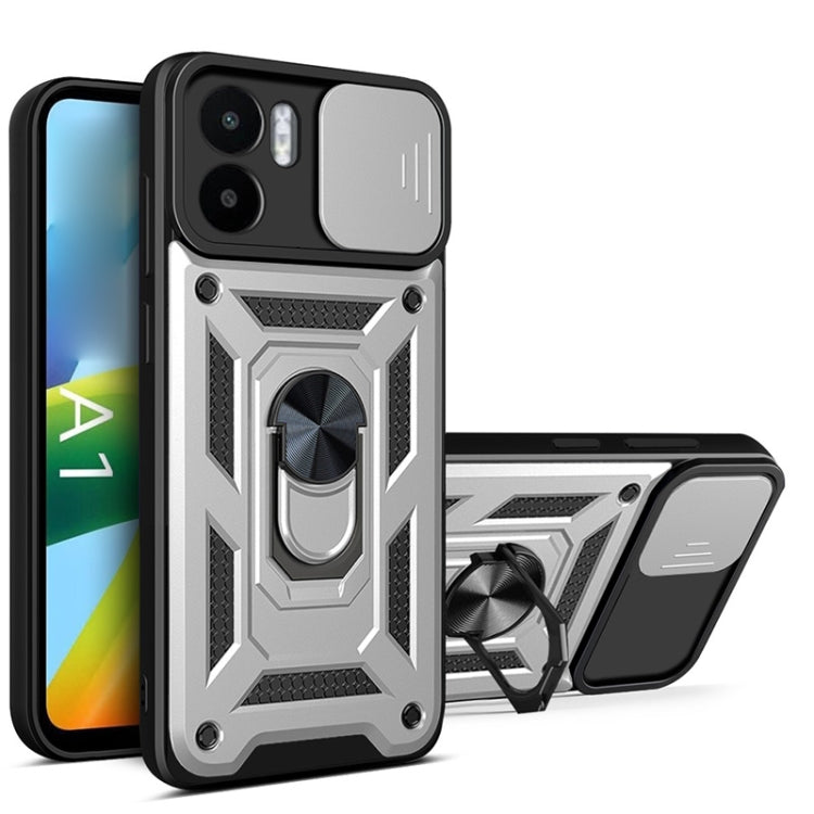 Sliding Camera Cover Design TPU+PC Phone Case, For Xiaomi 12T, For Motorola Moto G22, For OPPO Reno8 5G, For Xiaomi Redmi A1 4G