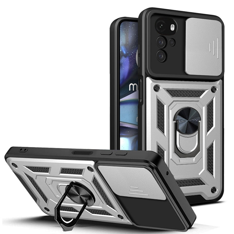 Sliding Camera Cover Design TPU+PC Phone Case, For Xiaomi 12T, For Motorola Moto G22, For OPPO Reno8 5G, For Xiaomi Redmi A1 4G