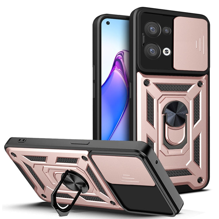 Sliding Camera Cover Design TPU+PC Phone Case, For Xiaomi 12T, For Motorola Moto G22, For OPPO Reno8 5G, For Xiaomi Redmi A1 4G