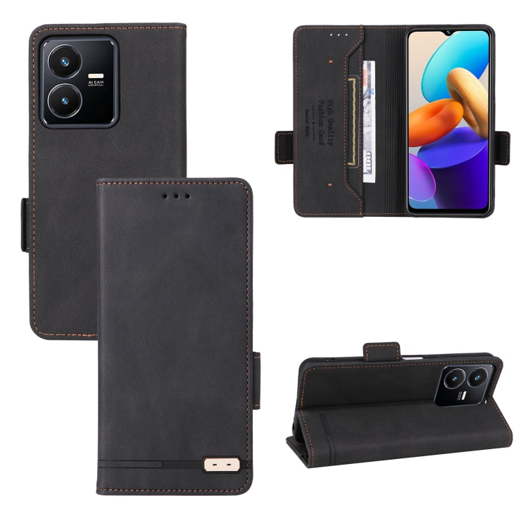 Magnetic Clasp Leather Phone Case, For vivo Y22s / Y35, For Xiaomi Redmi 10 5G / Note 11E, For Motorola Edge X30 / Edge 30 Pro / Edge+ 2022, For Sharp Aquos Sense 7