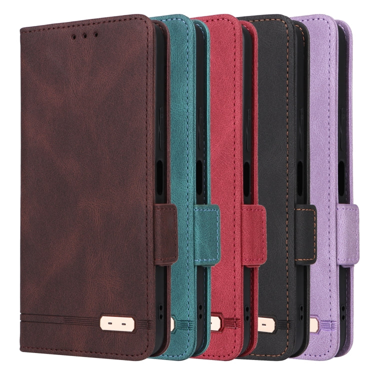 Magnetic Clasp Leather Phone Case, For vivo Y22s / Y35, For Xiaomi Redmi 10 5G / Note 11E, For Motorola Edge X30 / Edge 30 Pro / Edge+ 2022, For Sharp Aquos Sense 7