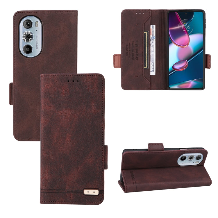 Magnetic Clasp Leather Phone Case, For vivo Y22s / Y35, For Xiaomi Redmi 10 5G / Note 11E, For Motorola Edge X30 / Edge 30 Pro / Edge+ 2022, For Sharp Aquos Sense 7