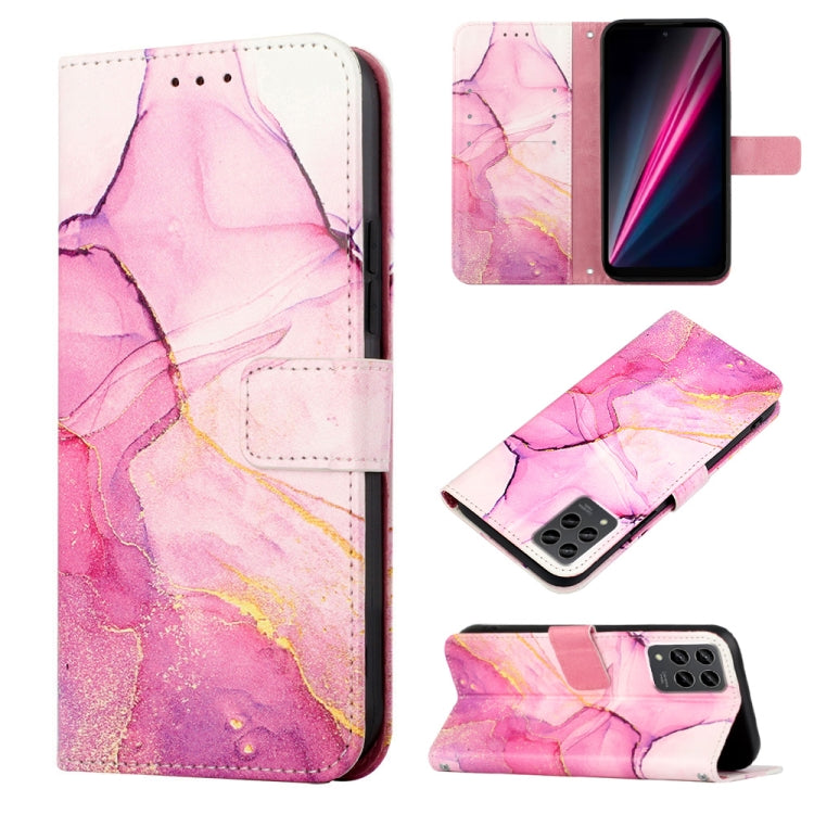 PT003 Marble Pattern Flip Leather Phone Case, For Motorola Moto E22i 4G/E22 4G, For OPPO A55S 5G/CPH2309 Japan, For OPPO Reno7 A Japan, For T-Mobile Revvl 6 Pro 5G, For Infinix Smart 6 Plus/X6823, For T-Mobile Revvl 6 5G, For Cubot Pocket, For Oukitel ...