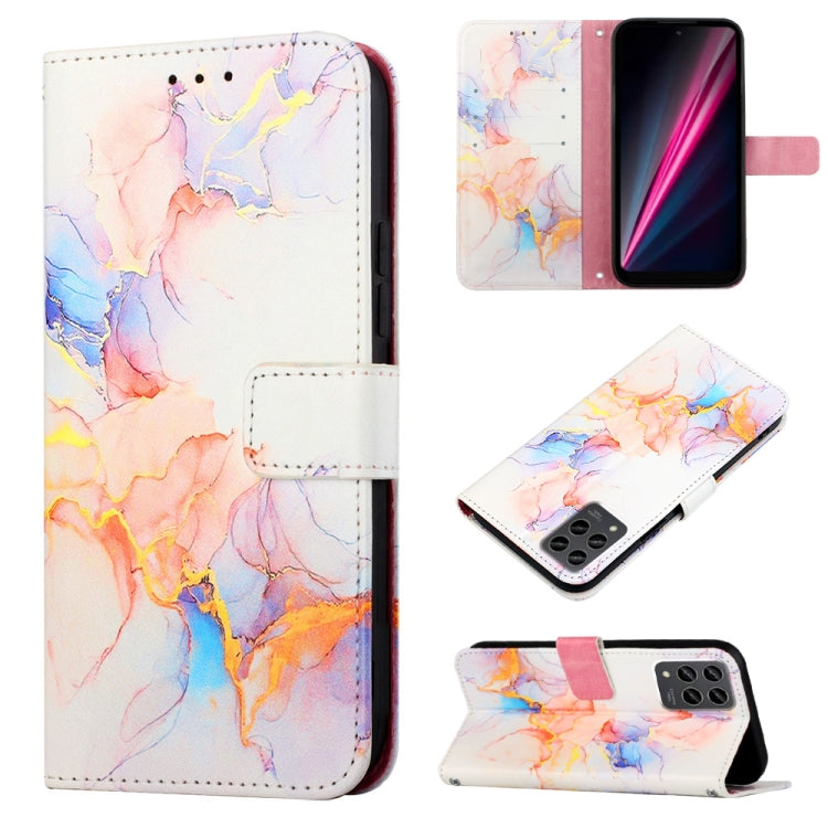PT003 Marble Pattern Flip Leather Phone Case, For Motorola Moto E22i 4G/E22 4G, For OPPO A55S 5G/CPH2309 Japan, For OPPO Reno7 A Japan, For T-Mobile Revvl 6 Pro 5G, For Infinix Smart 6 Plus/X6823, For T-Mobile Revvl 6 5G, For Cubot Pocket, For Oukitel ...