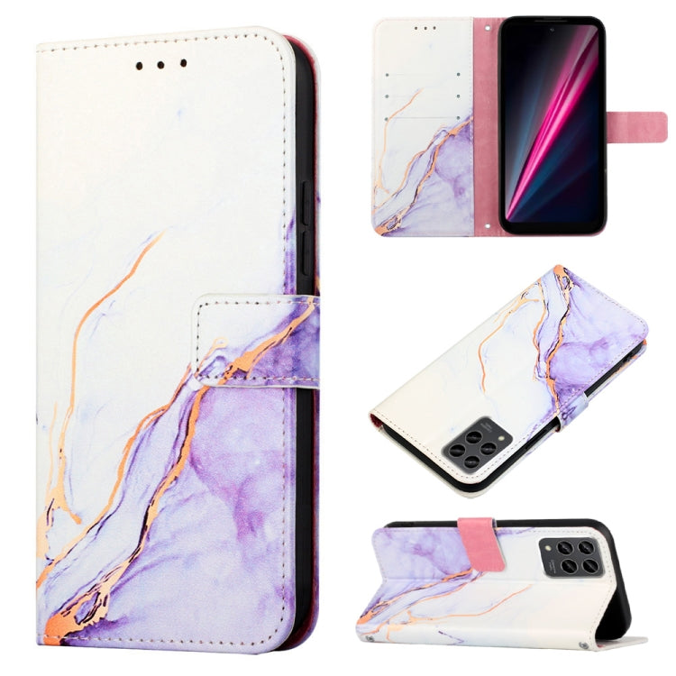 PT003 Marble Pattern Flip Leather Phone Case, For Motorola Moto E22i 4G/E22 4G, For OPPO A55S 5G/CPH2309 Japan, For OPPO Reno7 A Japan, For T-Mobile Revvl 6 Pro 5G, For Infinix Smart 6 Plus/X6823, For T-Mobile Revvl 6 5G, For Cubot Pocket, For Oukitel ...