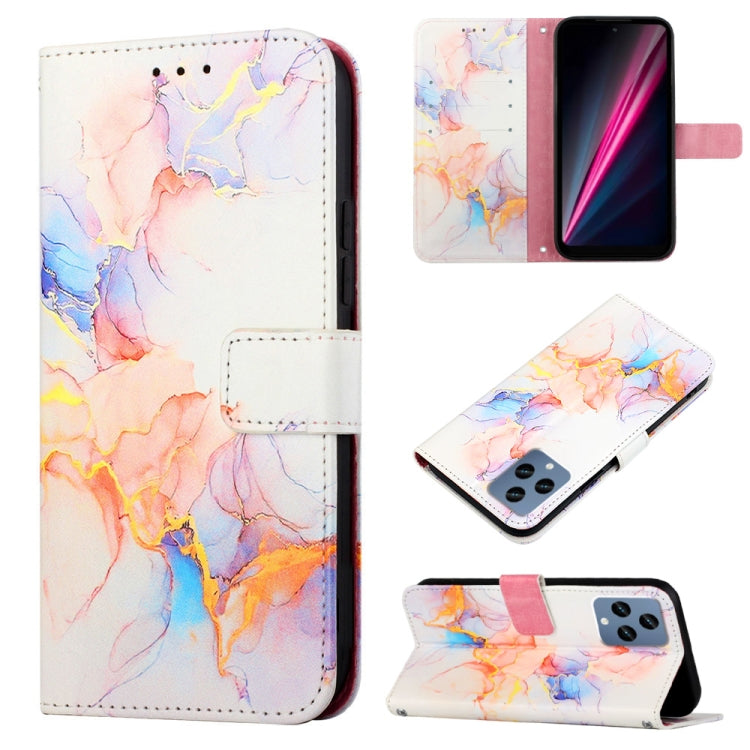 PT003 Marble Pattern Flip Leather Phone Case, For Motorola Moto E22i 4G/E22 4G, For OPPO A55S 5G/CPH2309 Japan, For OPPO Reno7 A Japan, For T-Mobile Revvl 6 Pro 5G, For Infinix Smart 6 Plus/X6823, For T-Mobile Revvl 6 5G, For Kyocera Android One S9    ...
