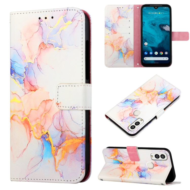 PT003 Marble Pattern Flip Leather Phone Case, For Motorola Moto E22i 4G/E22 4G, For OPPO A55S 5G/CPH2309 Japan, For OPPO Reno7 A Japan, For T-Mobile Revvl 6 Pro 5G, For Infinix Smart 6 Plus/X6823, For T-Mobile Revvl 6 5G, For Kyocera Android One S9    ...