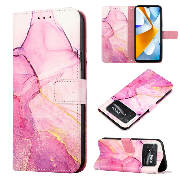 PT003 Marble Pattern Flip Leather Phone Case, For Oukitel C31, For Xiaomi Poco C40 Global, For Xiaomi 12T/12T Pro/Redmi K50 Ultra