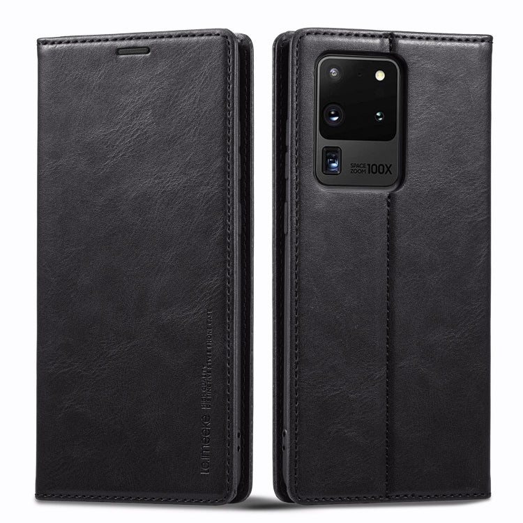 LC.IMEEKE RFID Anti-theft Leather Phone Case, For Samsung Galaxy S20 Ultra, For Samsung Galaxy S21 Ultra 5G