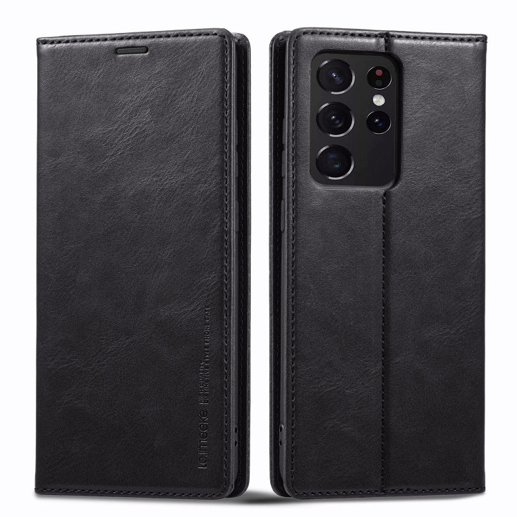 LC.IMEEKE RFID Anti-theft Leather Phone Case, For Samsung Galaxy S20 Ultra, For Samsung Galaxy S21 Ultra 5G