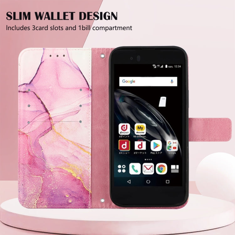 PT003 Marble Pattern Flip Leather Phone Case, For Fujitsu Arrows Be F-05J, For Fujitsu Arrows NX F-01J, For Fujitsu Arrows NX F-01K, For Sharp Aquos R7/Aquos P7, For Sharp Aquos V6/V6 Plus, For Sharp Aquos Sense7 Plus, For Sharp Aquos Sense7 SH-V48