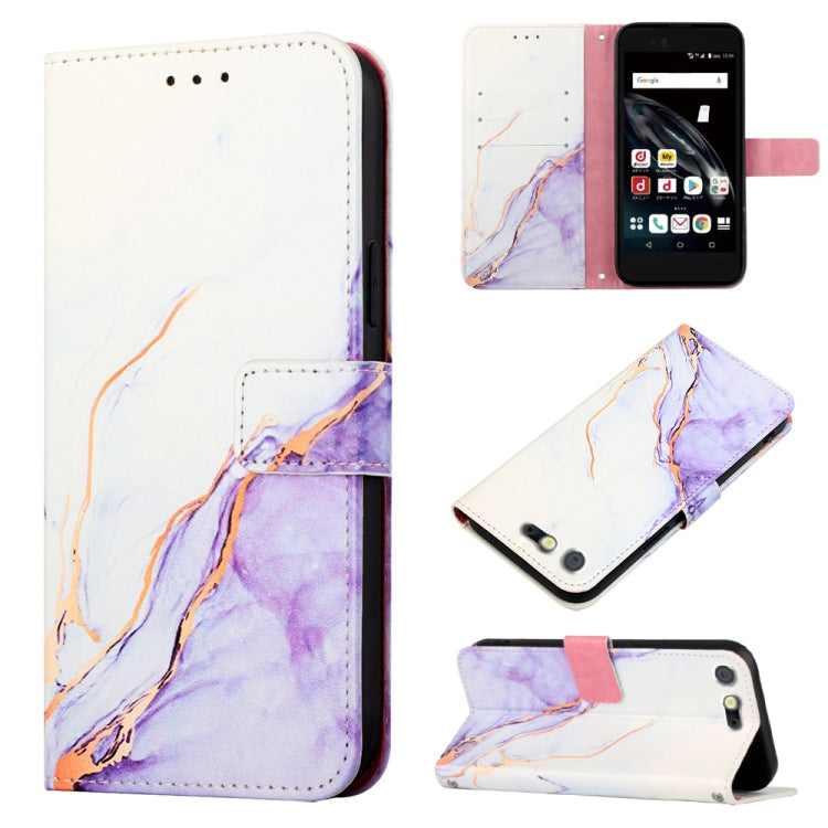 PT003 Marble Pattern Flip Leather Phone Case, For Fujitsu Arrows Be F-05J, For Fujitsu Arrows NX F-01J, For Fujitsu Arrows NX F-01K, For Sharp Aquos R7/Aquos P7, For Sharp Aquos V6/V6 Plus, For Sharp Aquos Sense7 Plus, For Sharp Aquos Sense7 SH-V48