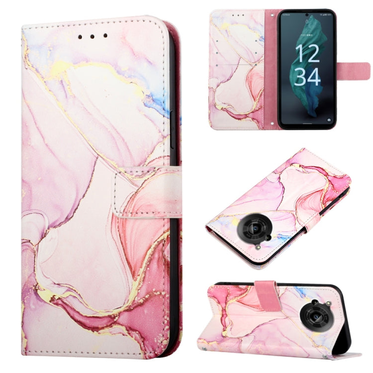 PT003 Marble Pattern Flip Leather Phone Case, For Fujitsu Arrows Be F-05J, For Fujitsu Arrows NX F-01J, For Fujitsu Arrows NX F-01K, For Sharp Aquos R7/Aquos P7, For Sharp Aquos V6/V6 Plus, For Sharp Aquos Sense7 Plus, For Sharp Aquos Sense7 SH-V48