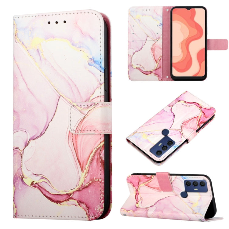 PT003 Marble Pattern Flip Leather Phone Case, For Fujitsu Arrows Be F-05J, For Fujitsu Arrows NX F-01J, For Fujitsu Arrows NX F-01K, For Sharp Aquos R7/Aquos P7, For Sharp Aquos V6/V6 Plus, For Sharp Aquos Sense7 Plus, For Sharp Aquos Sense7 SH-V48
