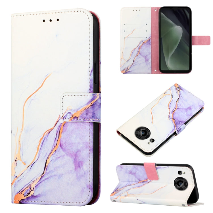 PT003 Marble Pattern Flip Leather Phone Case, For Fujitsu Arrows Be F-05J, For Fujitsu Arrows NX F-01J, For Fujitsu Arrows NX F-01K, For Sharp Aquos R7/Aquos P7, For Sharp Aquos V6/V6 Plus, For Sharp Aquos Sense7 Plus, For Sharp Aquos Sense7 SH-V48