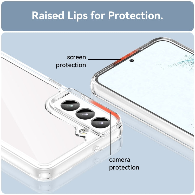 Colorful Series Acrylic + TPU Phone Case, For Samsung Galaxy S23 5G, For Samsung Galaxy S23+ 5G, For Samsung Galaxy S23 Ultra 5G