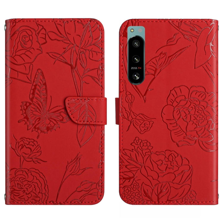 HT03 Skin Feel Butterfly Embossed Flip Leather Phone Case, For Samsung Galaxy A04 4G, For Samsung Galaxy A04s, For Samsung Galaxy A23 5G JP Version, For Samsung Galaxy A23e/A23s, For Sony Xperia 5 IV, For vivo X80 Lite/V25 5G, For Honor 70 Pro/70 Pro+ ...