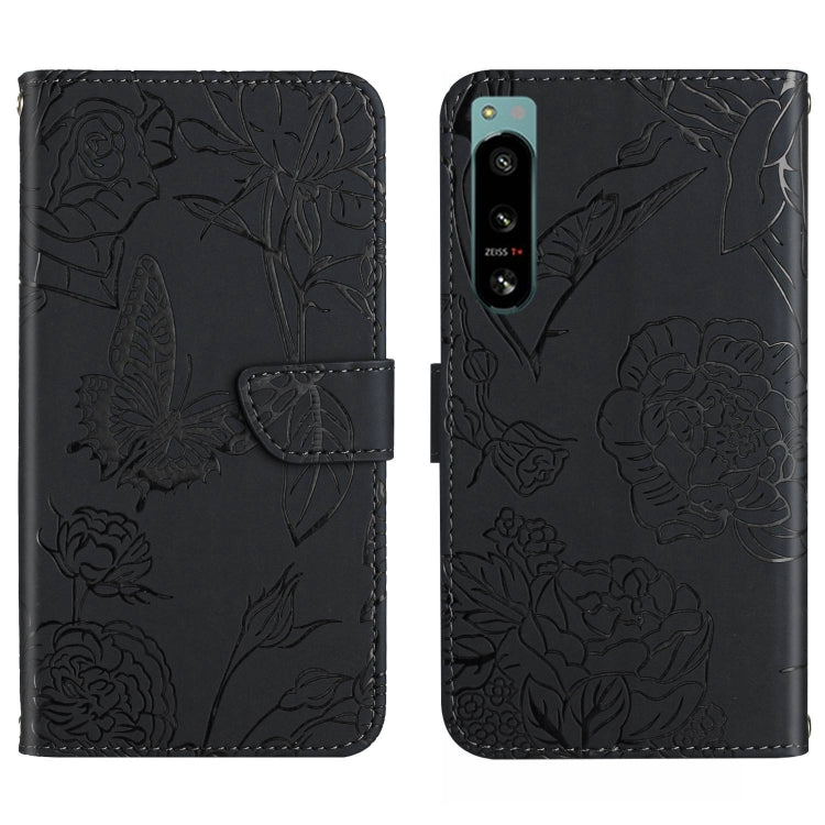 HT03 Skin Feel Butterfly Embossed Flip Leather Phone Case, For Samsung Galaxy A04 4G, For Samsung Galaxy A04s, For Samsung Galaxy A23 5G JP Version, For Samsung Galaxy A23e/A23s, For Sony Xperia 5 IV, For vivo X80 Lite/V25 5G, For Honor 70 Pro/70 Pro+ ...