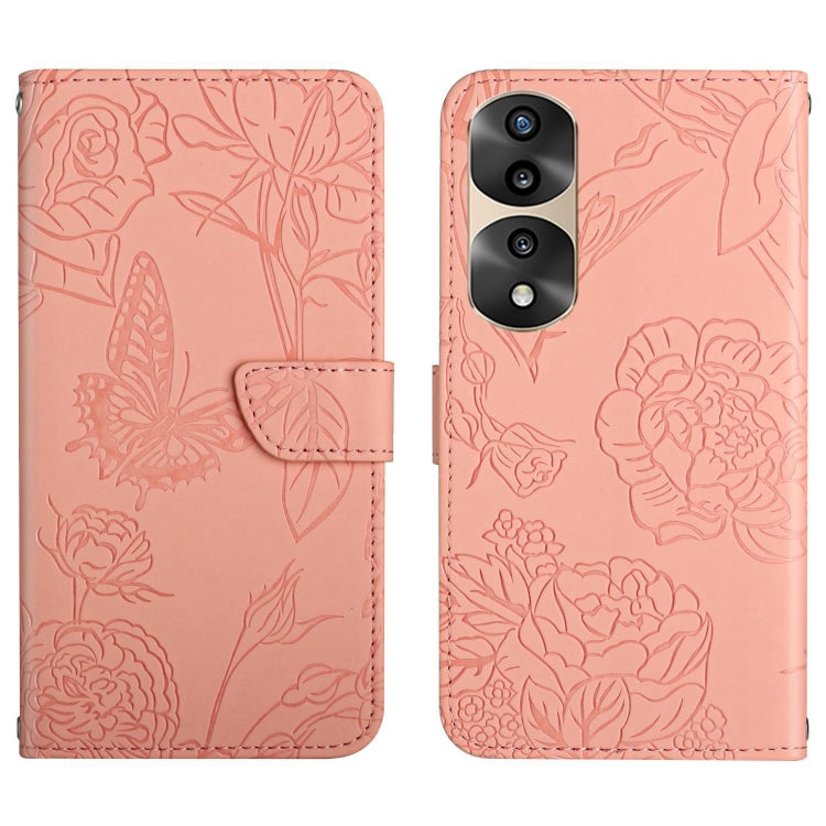 HT03 Skin Feel Butterfly Embossed Flip Leather Phone Case, For Samsung Galaxy A04 4G, For Samsung Galaxy A04s, For Samsung Galaxy A23 5G JP Version, For Samsung Galaxy A23e/A23s, For Sony Xperia 5 IV, For vivo X80 Lite/V25 5G, For Honor 70 Pro/70 Pro+ ...