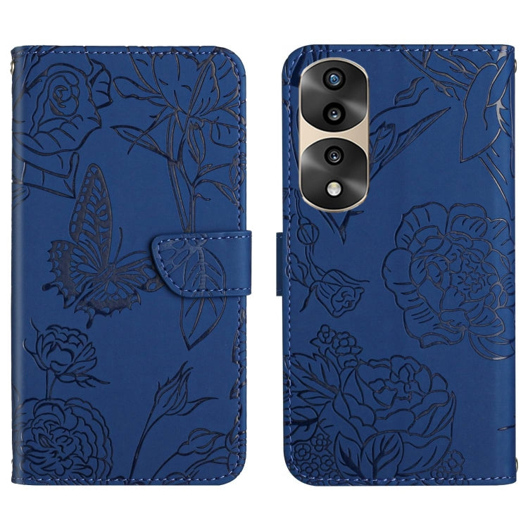HT03 Skin Feel Butterfly Embossed Flip Leather Phone Case, For Samsung Galaxy A04 4G, For Samsung Galaxy A04s, For Samsung Galaxy A23 5G JP Version, For Samsung Galaxy A23e/A23s, For Sony Xperia 5 IV, For vivo X80 Lite/V25 5G, For Honor 70 Pro/70 Pro+ ...