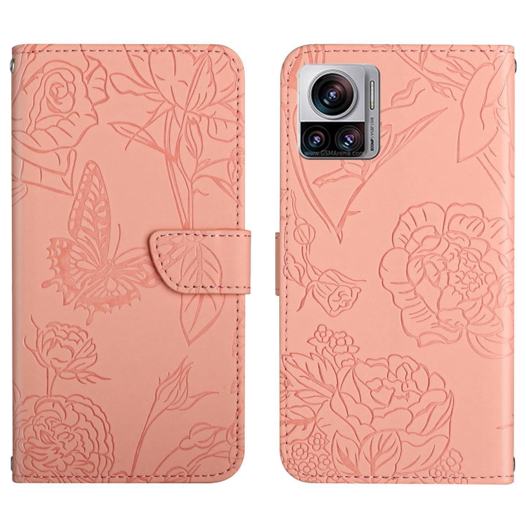 HT03 Skin Feel Butterfly Embossed Flip Leather Phone Case, For Samsung Galaxy A04 4G, For Samsung Galaxy A04s, For Samsung Galaxy A23 5G JP Version, For Samsung Galaxy A23e/A23s, For Sony Xperia 5 IV, For vivo X80 Lite/V25 5G, For Honor 70 Pro/70 Pro+ ...