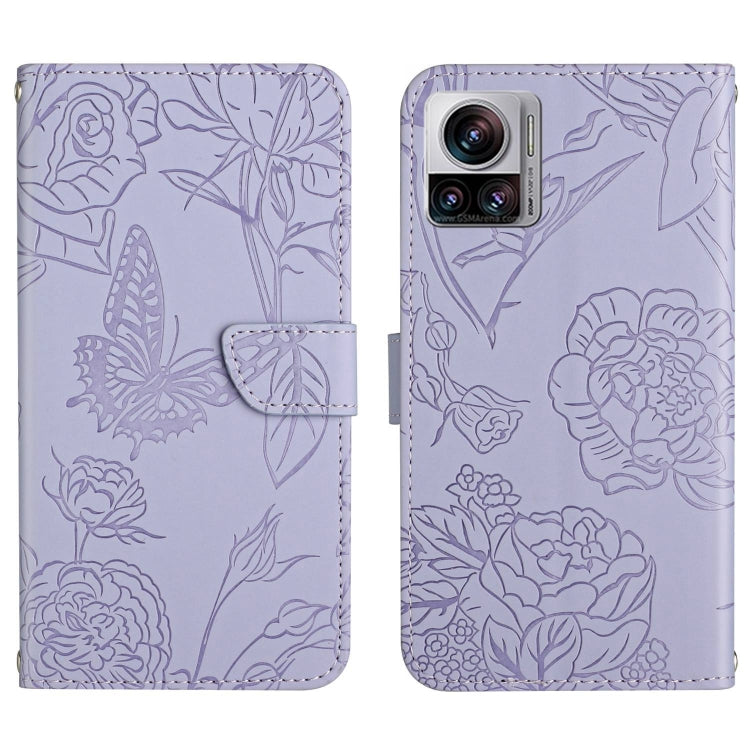 HT03 Skin Feel Butterfly Embossed Flip Leather Phone Case, For Samsung Galaxy A04 4G, For Samsung Galaxy A04s, For Samsung Galaxy A23 5G JP Version, For Samsung Galaxy A23e/A23s, For Sony Xperia 5 IV, For vivo X80 Lite/V25 5G, For Honor 70 Pro/70 Pro+ ...