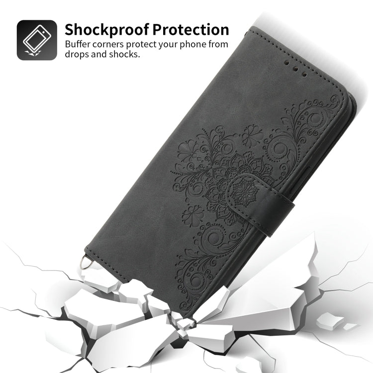 Skin-feel Flowers Embossed Wallet Leather Phone Case, For Sony Xperia 10 IV, For Sony Xperia 1 IV, For Google Pixel 6, For Google Pixel 6 Pro, For Google Pixel 6a, For Google Pixel 7 5G, For Google Pixel 7 Pro 5G