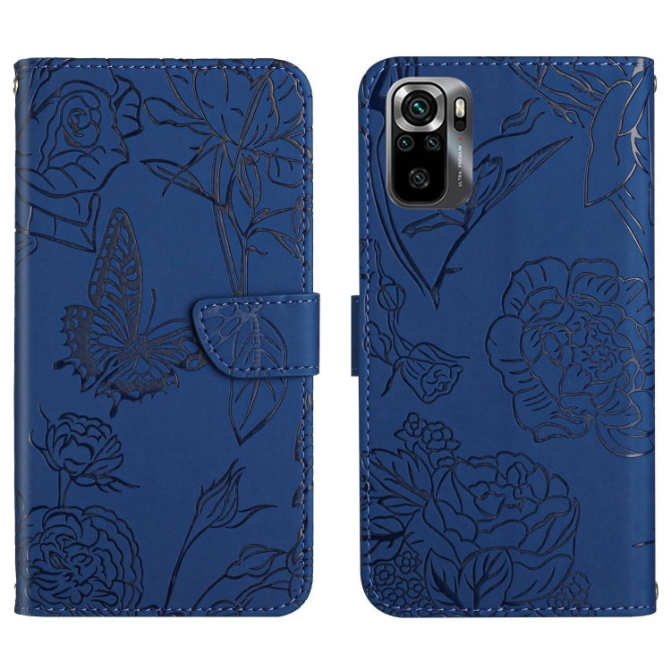 HT03 Skin Feel Butterfly Embossed Flip Leather Phone Case, For Xiaomi Poco M5 4G/5G/M4 5G, For Xiaomi Poco M5s, For Xiaomi Redmi A1, For Xiaomi Redmi K50 Ultra/12T/12T Pro