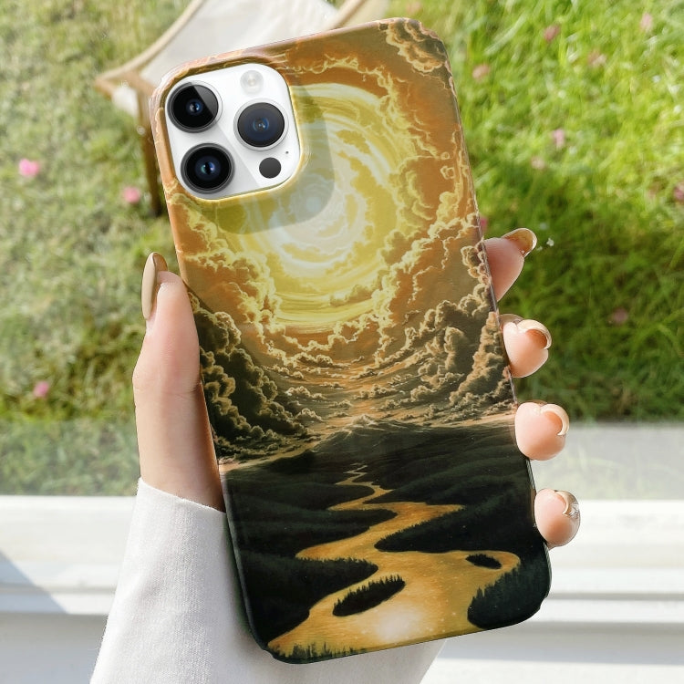 Varnishing Water Stick PC Phone Case, For iPhone 14, For iPhone 14 Plus, For iPhone 14 Pro, For iPhone 14 Pro Max, For iPhone 13, For iPhone 13 Pro