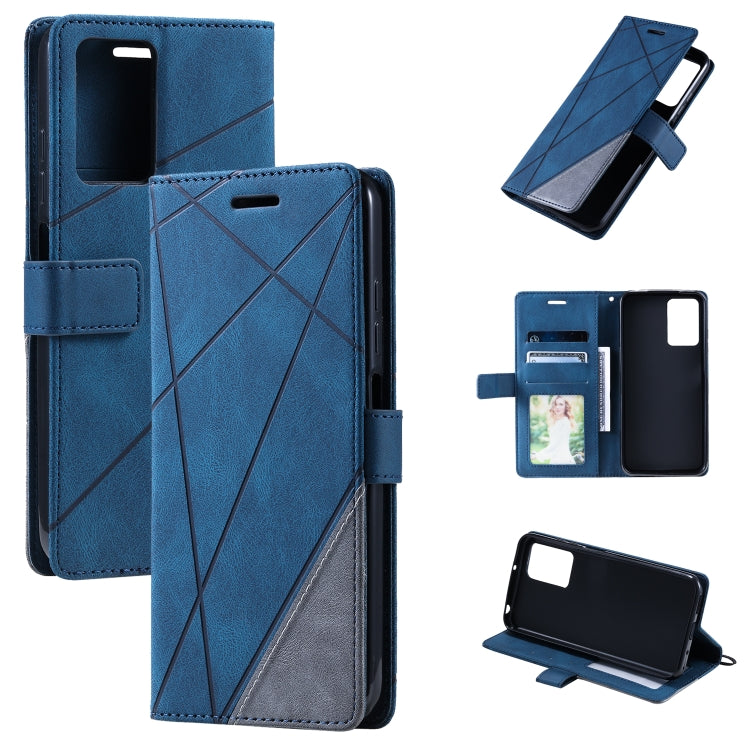 Skin Feel Splicing Leather Phone Case, For Xiaomi Redmi 10 Prime+ 5G, For Sony Xperia 1 IV, For Sony Xperia 10 IV, For Xiaomi Redmi Note 11T Pro 5G, For Xiaomi Poco M4 5G, For OPPO Find X5 Pro