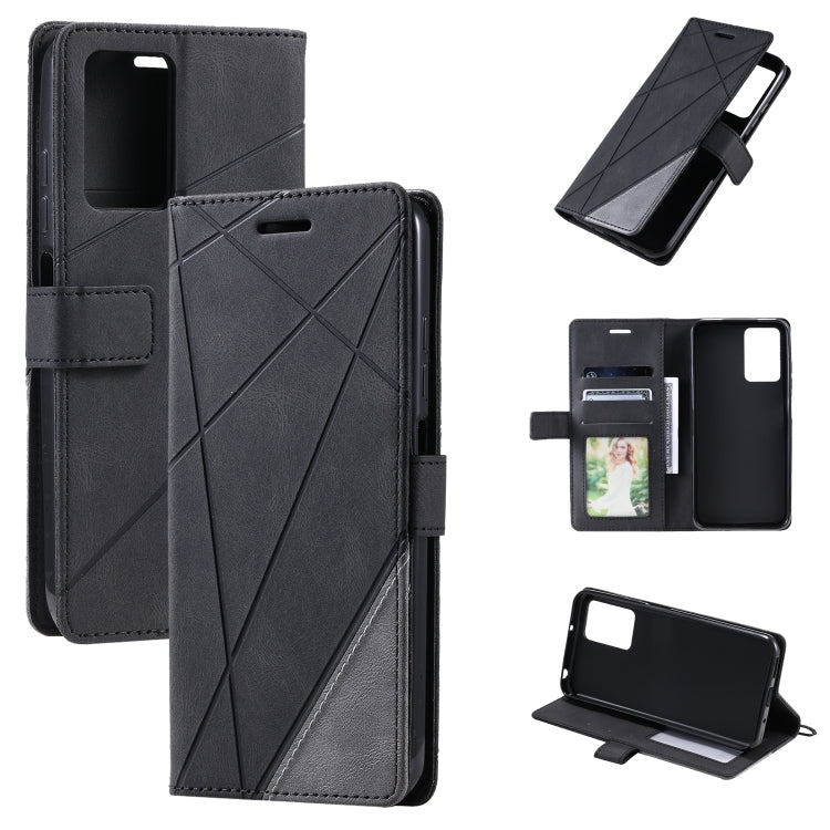 Skin Feel Splicing Leather Phone Case, For Xiaomi Redmi 10 Prime+ 5G, For Sony Xperia 1 IV, For Sony Xperia 10 IV, For Xiaomi Redmi Note 11T Pro 5G, For Xiaomi Poco M4 5G, For OPPO Find X5 Pro