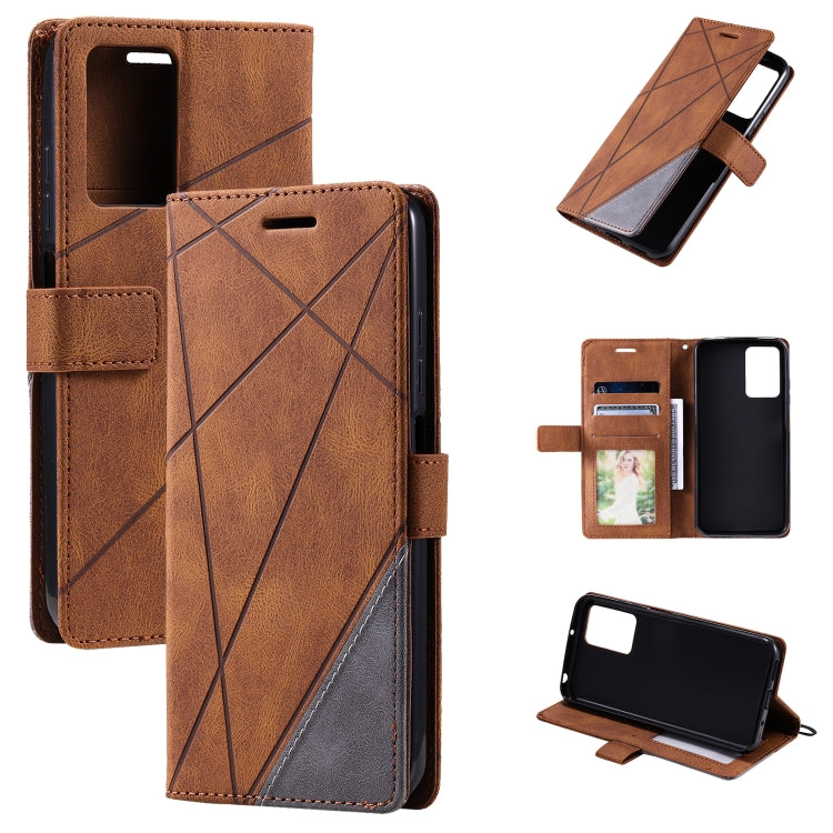 Skin Feel Splicing Leather Phone Case, For Xiaomi Redmi 10 Prime+ 5G, For Sony Xperia 1 IV, For Sony Xperia 10 IV, For Xiaomi Redmi Note 11T Pro 5G, For Xiaomi Poco M4 5G, For OPPO Find X5 Pro
