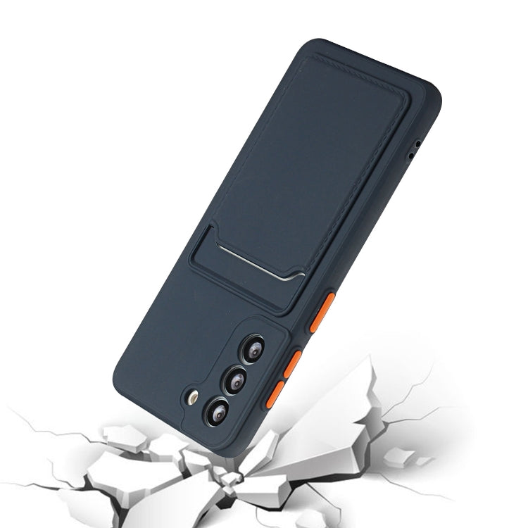 Card Slot Design Shockproof TPU Phone Case, For Samsung Galaxy S22 5G, For Samsung Galaxy S22+ 5G, For Samsung Galaxy S22 Ultra 5G, For Samsung Galaxy S21 FE 5G