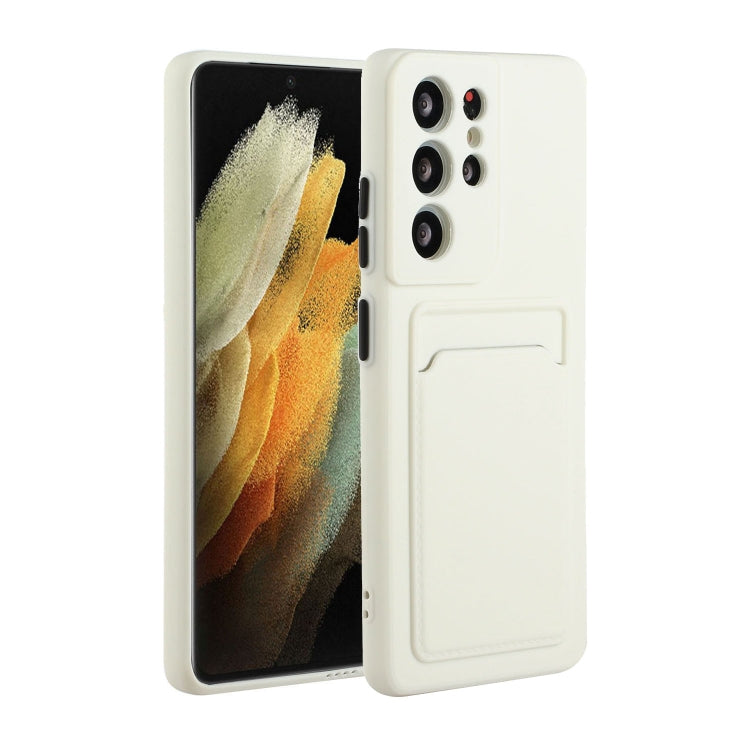 Card Slot Design Shockproof TPU Phone Case, For Samsung Galaxy S22 5G, For Samsung Galaxy S22+ 5G, For Samsung Galaxy S22 Ultra 5G, For Samsung Galaxy S21 FE 5G