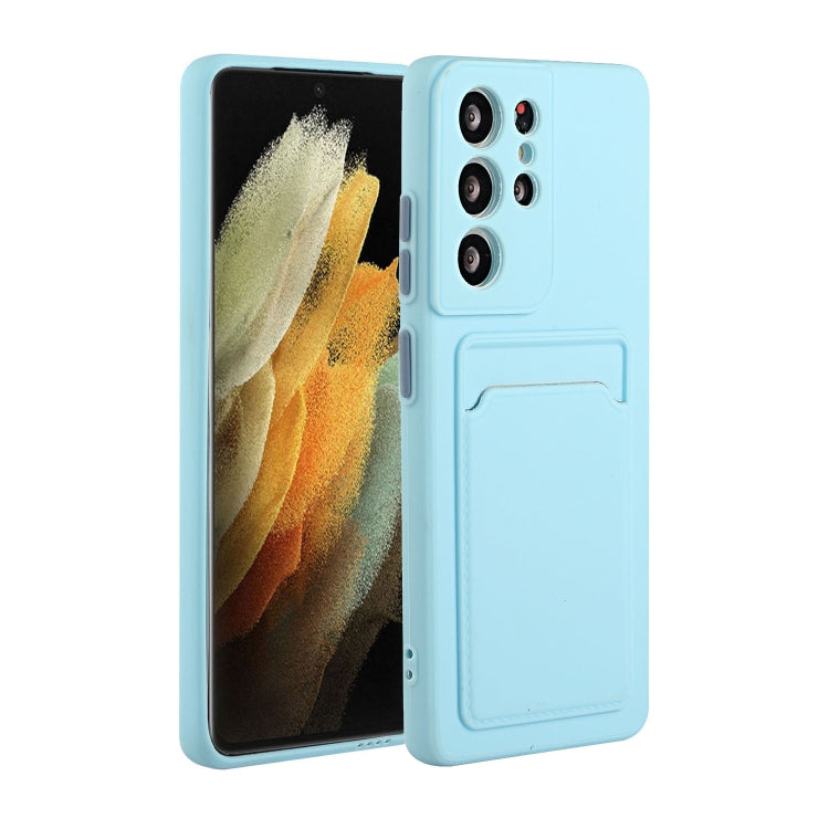 Card Slot Design Shockproof TPU Phone Case, For Samsung Galaxy S22 5G, For Samsung Galaxy S22+ 5G, For Samsung Galaxy S22 Ultra 5G, For Samsung Galaxy S21 FE 5G