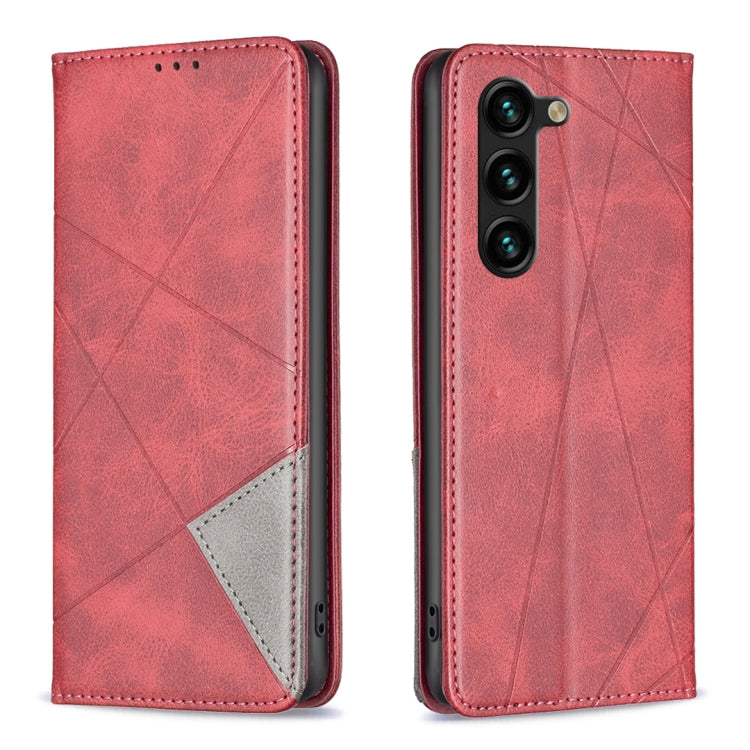 Prismatic Invisible Magnetic Leather Phone Case, For Samsung Galaxy A14 5G, For Samsung Galaxy S23+ 5G, For Samsung Galaxy S23 Ultra 5G, For Samsung Galaxy S23 5G, For Xiaomi 12T / 12T Pro / Redmi K50 Ultra