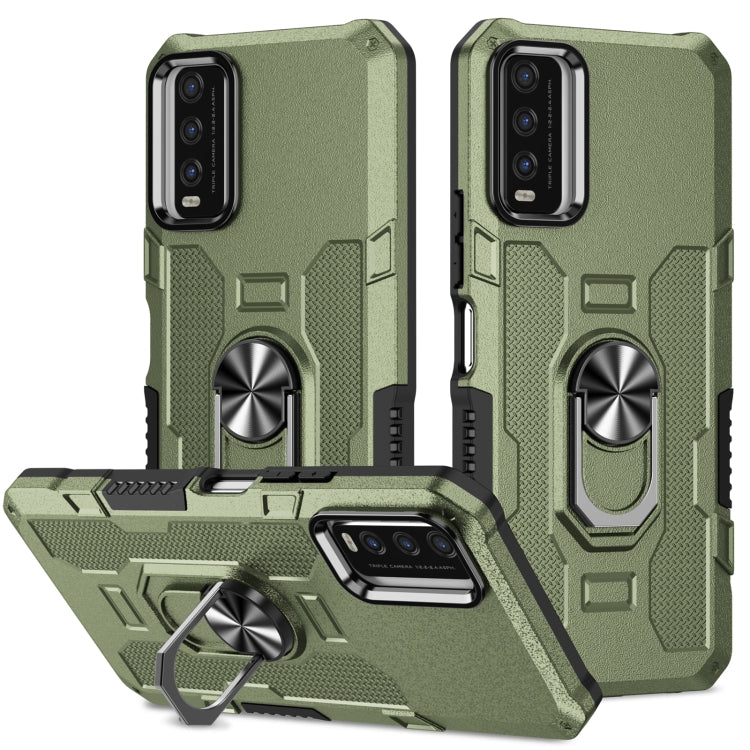 Ring Holder Armor Hybrid Phone Case, For Samsung Galaxy A73 5G, For Xiaomi Redmi Note 11 Global, For Xiaomi Poco X4 Pro 5G, For vivo Y20