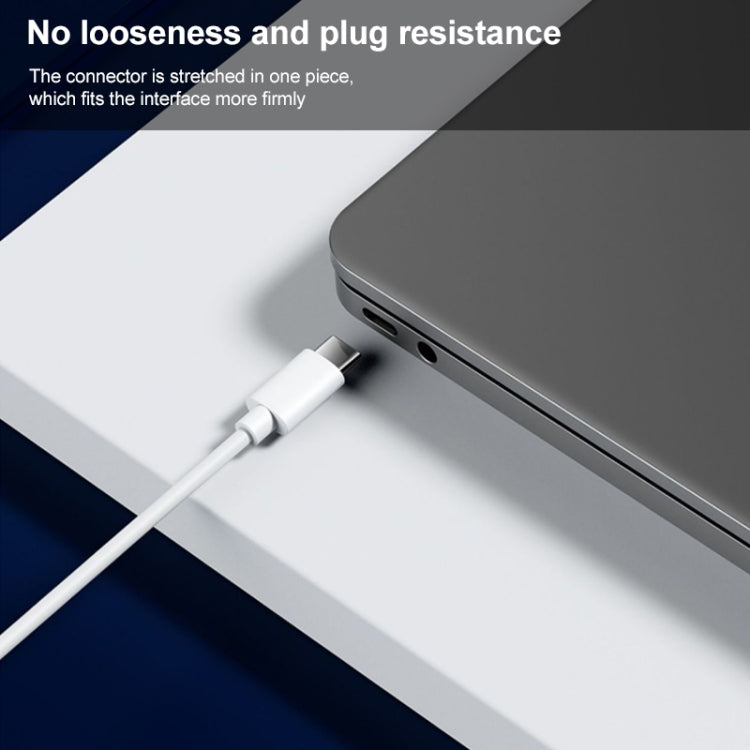 Dual Type-C Interface Fast Charging Data Cable Laptop Charging Cable, Length:1m, Length:1.5m, Length:2m