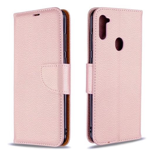Litchi Texture  Pure Color Horizontal Flip PU Leather Case with Holder & Card Slots & Wallet & Lanyard, For Xiaomi Redmi Note 9S, For Huawei P40 Lite, For Huawei P40 Lite E / Y7P, For Huawei Honor 20S, For Samsung Galaxy A11