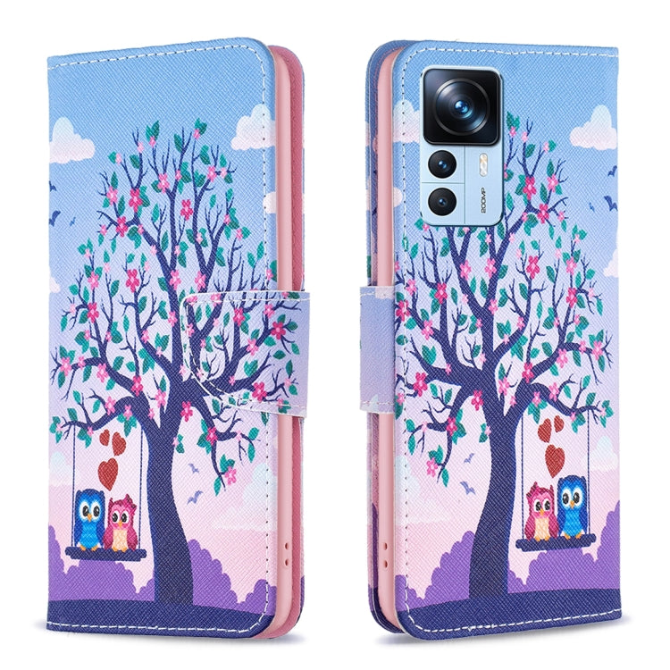 Colored Drawing Pattern Leather Phone Case, For Xiaomi 12T / 12T Pro / Redmi K50 Ultra
