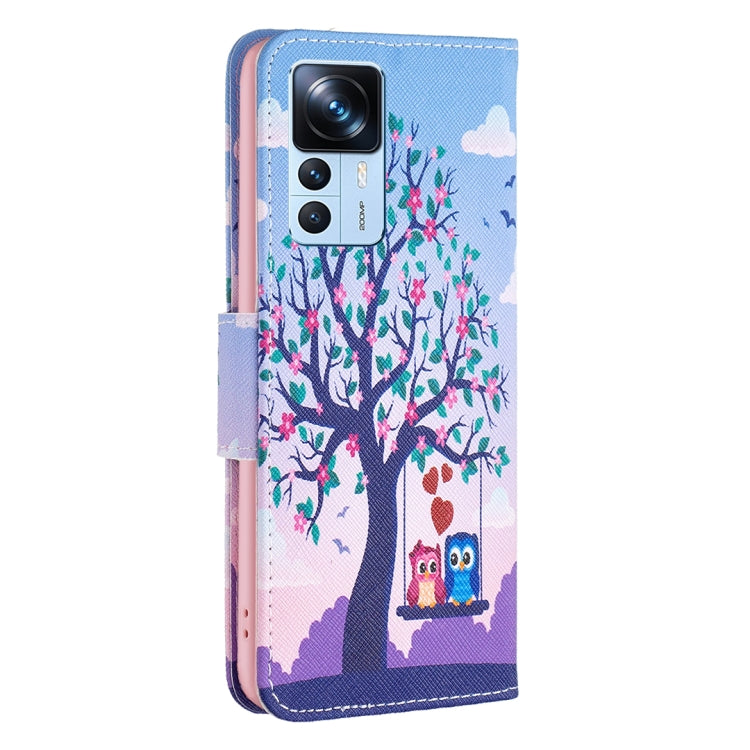 Colored Drawing Pattern Leather Phone Case, For Xiaomi 12T / 12T Pro / Redmi K50 Ultra
